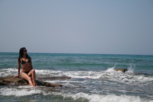 Армянка отдохнула со своим мужем на море - порно фото