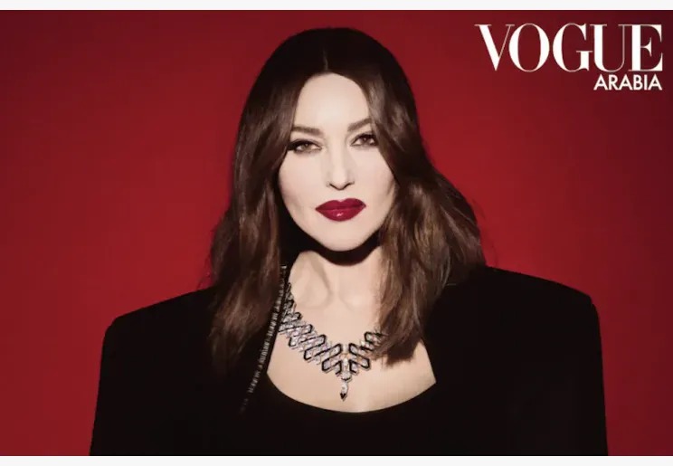 Monika Belluççi ərəb 'Vogue' jurnalının üz qabığında - FOTO