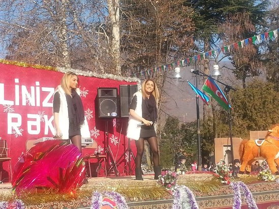Sənətçilərdən dağ başında 