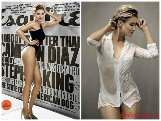 Kameron Diaz cazibədar bədənini nümayiş etdirdi