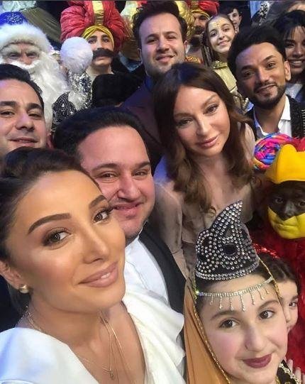 Müğənnilər Mehriban Əliyeva ilə bir arada - foto