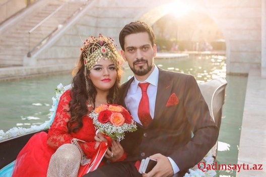 Elza Seyidcahanın qızı nişanlısı ilə - FOTOLAR
