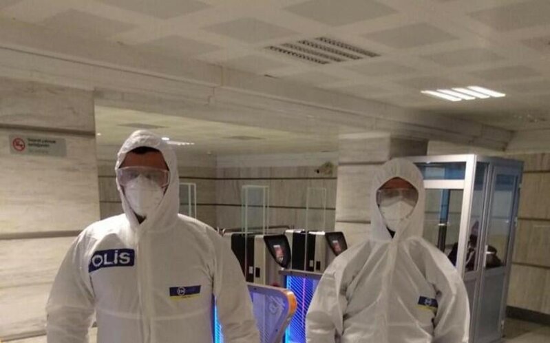 Bakı metrosunda koronavirus xəstəsi saxlandı - FOTO