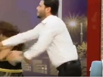 Canlı efirdə daha bir biabırçılıq: Aparıcı Zaur Oksanaya ŞİLLƏ VURDU – VİDEO
