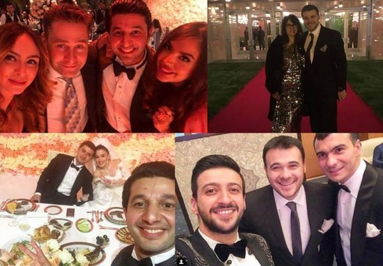 Leyla Əliyeva və Emin Bakıda toyda - FOTOLAR