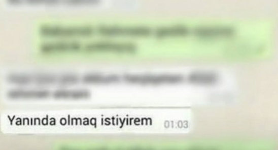 Azərbaycanda oğlanla qızın rekord qıran "Whatsapp" yazışması - FOTO