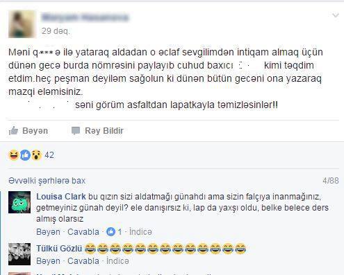 Azərbaycanda RƏZALƏT: "Qız fahişə ilə yatıb onu aldadan sevgilisini..." -FOTOFAKT!