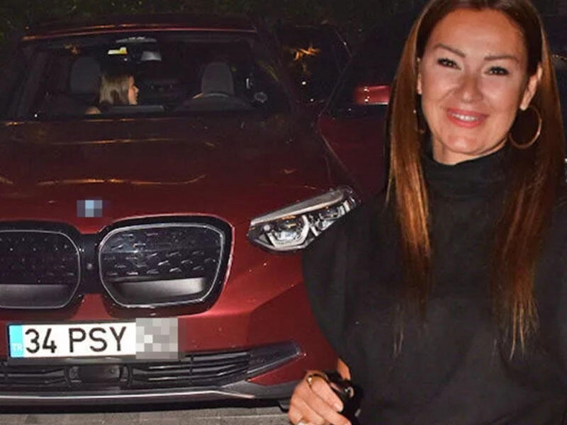 Pınar Altuğ 260 minlik 'BMW'si ilə diqqət mərkəzində - FOTO