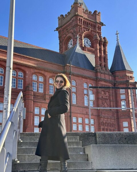 İlqar Mikayıloğlu xanımı ilə Uelsdə - FOTOLAR