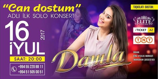 Damla hamını konsertə dəvət edir - Möhtəşəm günə HAZIR OLUN