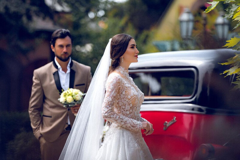 Azərbaycanlı model polis xanımla evləndi - FOTO
