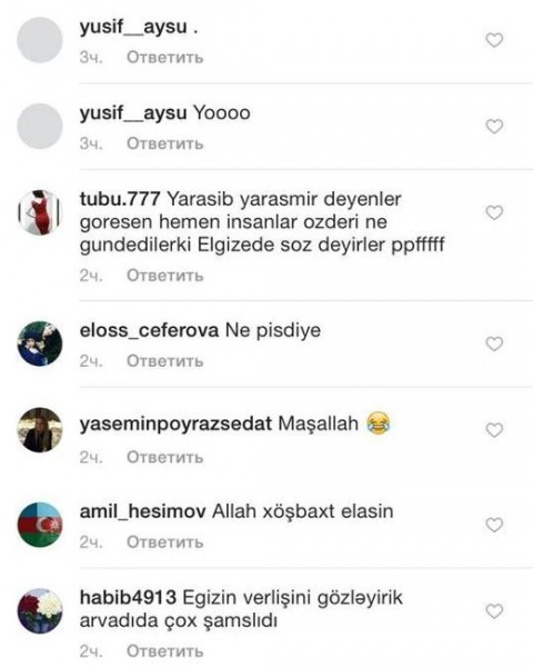 "Elgizin xanımı yaman şanslıdır"- nələr dedilər, nələr