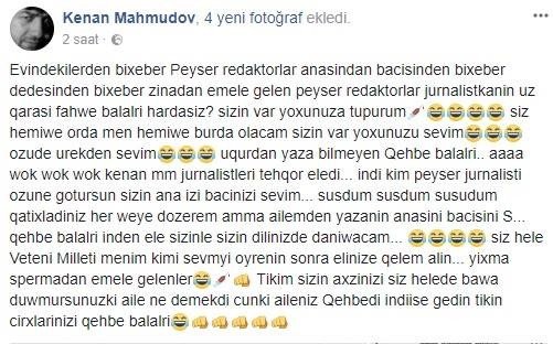 Məşhur jurnalist Kənan MM-i BİABIR ETDİ: "Həyat yoldaşın zövqsüz və kökdürsə..."