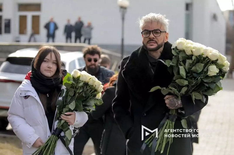 Kirkorov atası ilə belə vidlaşdı - FOTOLAR