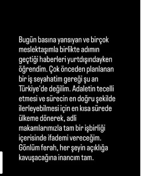 Afra Saraçoğlunun adı narkotik istintaqında – Aktrisa danışdı