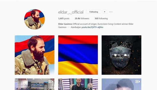 Məşhur azərbaycanlı müğənninin profili oğurlandı: erməni himni və... - FOTO