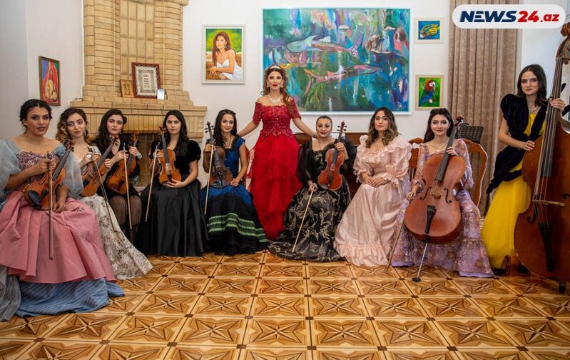 Fidan Hacıyeva Azərbaycanda ilk qadın orkestri yaratdı – FOTO - VİDEO