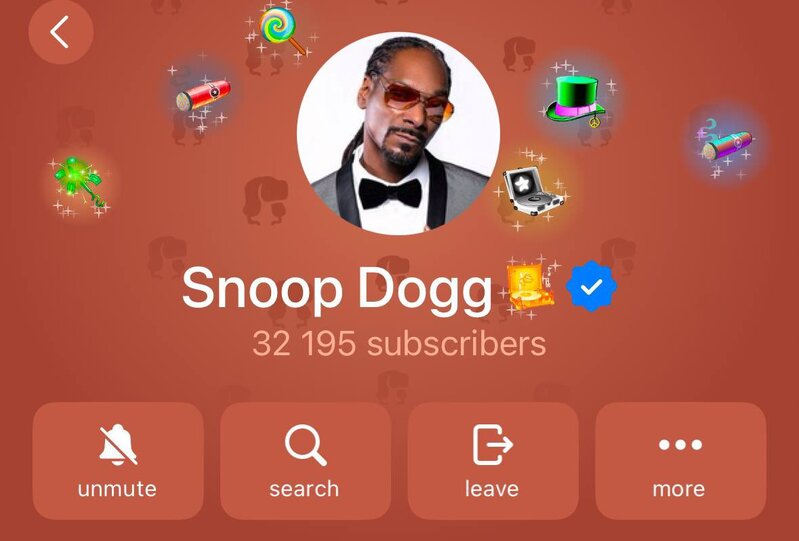 Snup Doqq 'Telegram'da şəxsi kanal yaradıb