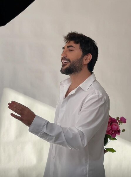 Röya və Elçin klip çəkdirir - FOTOLAR