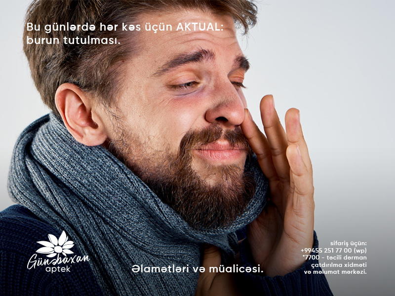 Burunla nəfəs almırsız?