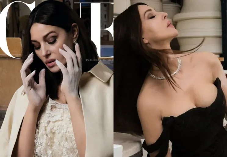 60 yaşlı Monika Belluççi 'Vogue' jurnalının üz qabığında