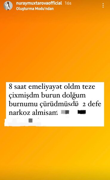 Humayın qızının burnu çürüdü: 8 saatlıq əməliyyat keçirdi