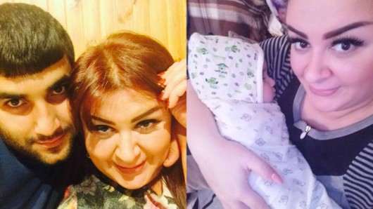 Gizlincə ərə gedən aktrisa oğlunun üzünü göstərdi - FOTO
