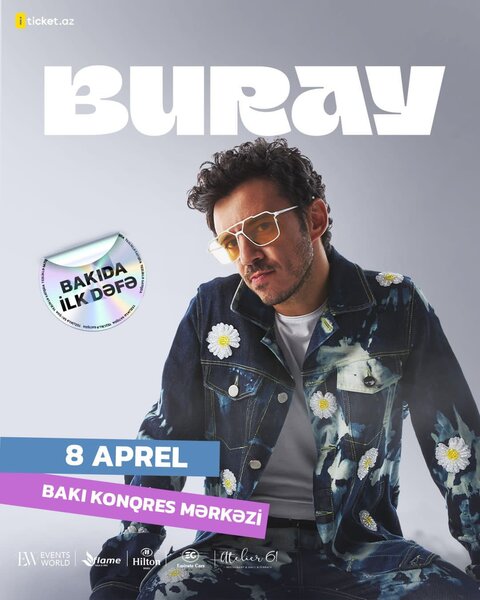 Buray Bakıda konsert verəcək