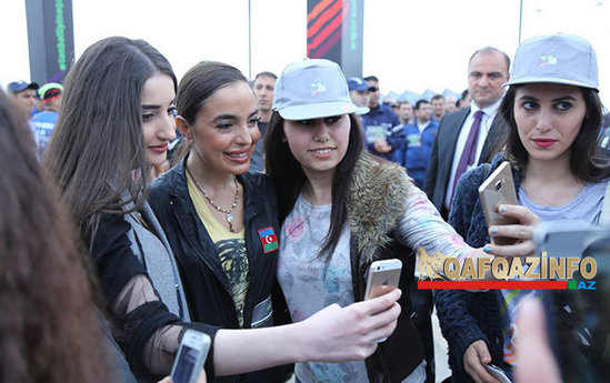 Prezidentin qızları Bakı marafonunda - FOTO