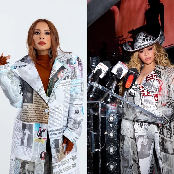 Beyonce və Tünzalə oxşar geyimdə - FOTO