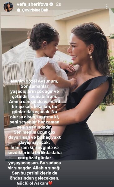 Məşhurlardan Aysuna dəstək: 'Hər zaman yanındayıq