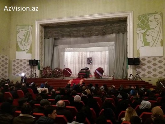 Mehriban Əliyeva Ağaxan Abdullayevin vida mərasimində - FOTO