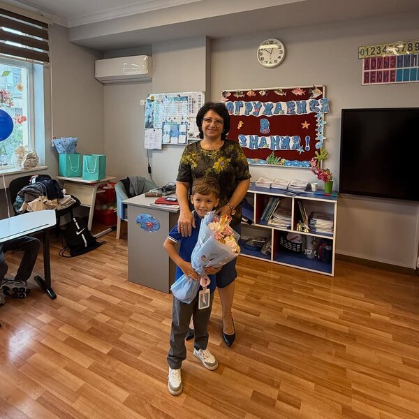 Zamiqin oğlu birinci sinifə getdi - FOTOLAR