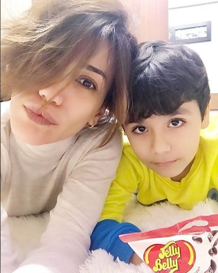 Röya oğlu ilə fotosunu paylaşdı - FOTO