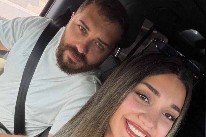 Cövdət aktrisa xanımı ilə - Foto