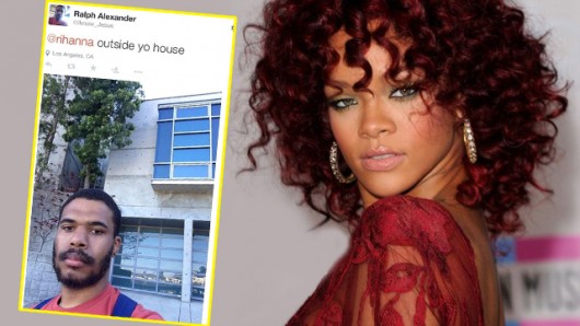 Rihannaya əxlaqsız video göndərdi, evinə getdi - FOTOLAR