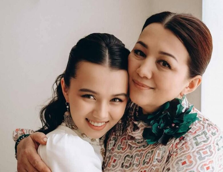 Dünyaca məşhur qazaxıstanlı müğənninin bacısı ailə qurdu - FOTOLAR