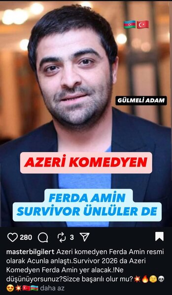 Fərdadan 'Survivor'a qatılması haqda iddialara CAVAB
