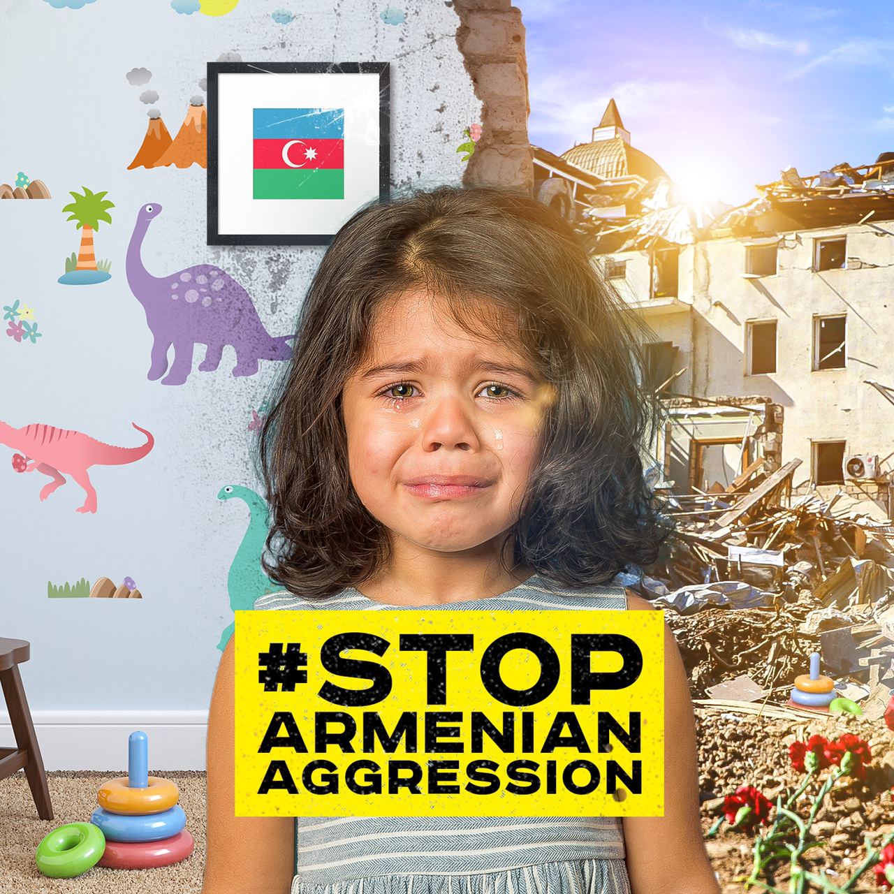 Erməni terroruna "dayan!" deyən Elanur - VİDEO