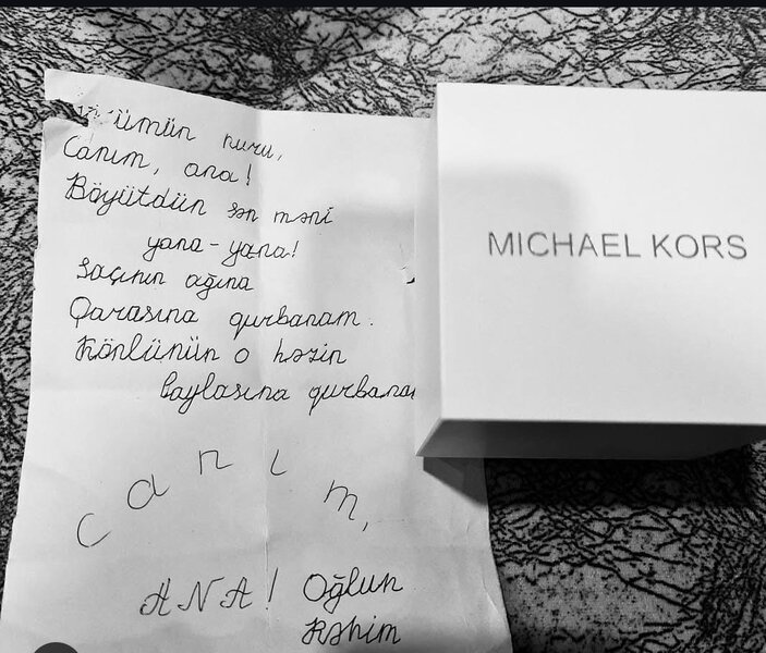 İbrahim Borçalının mərhum oğlunun illər öncəki məktubu üzə çıxdı