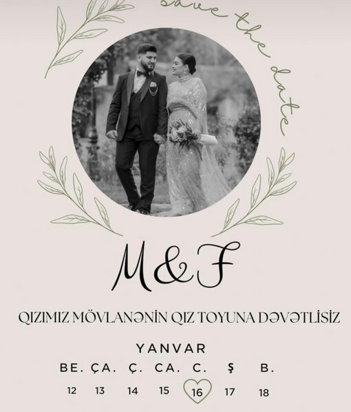 Xalq artistinin nəvəsinin toyudur - FOTO