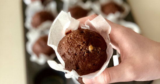 Zövqlə Məmnun Olmaq Mümkün deyil: Kakao Muffin Resepti