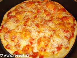 Pomidorlu pizza (Marqarita)