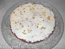 Şokaladlı, qozlu və kokoslu tort