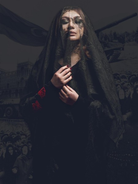 Ruhi qaraya büründü...-FOTO