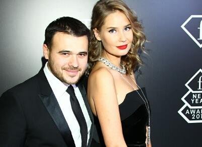 Emin Ağalarov sevgilisi ilə - FOTOLAR