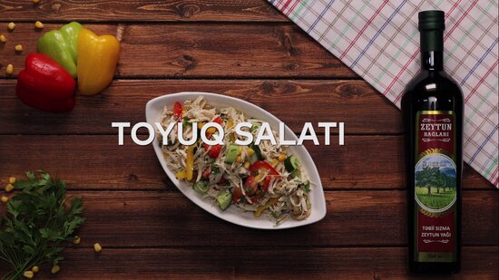 "Zeytun Bağları" ilə hazırlanmış Toyuq salatı-Video