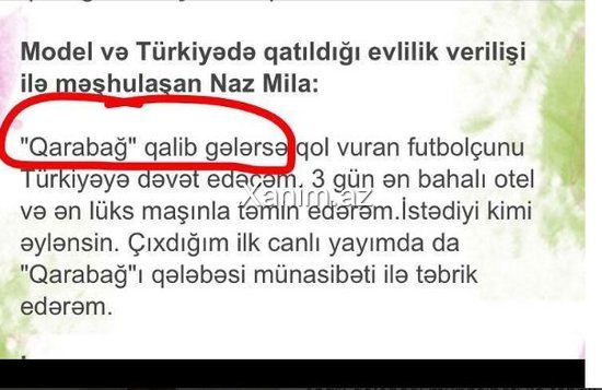 Qarabağ" qalib gəlsə qol vuran futbolçunu 3 gün oteldə..." NAZ BU SÖZÜNÜ TUTACAQMI? -AÇIQLAMA