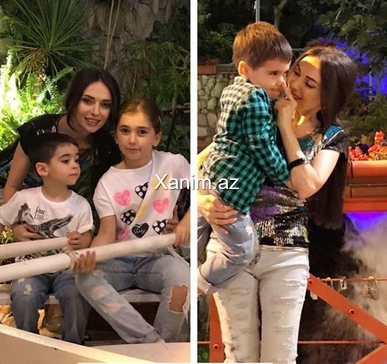 Bu da Mananın özündən gözəl qızı və oğlu - VİDEO + FOTOLAR